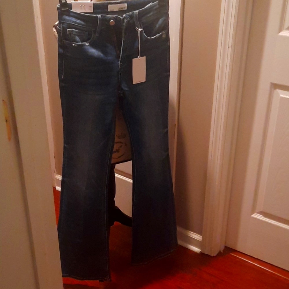 Vervet High Rise Flare Jeans